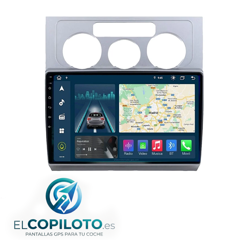 Pantalla CarPlay - Volkswagen Touran 2003-2010