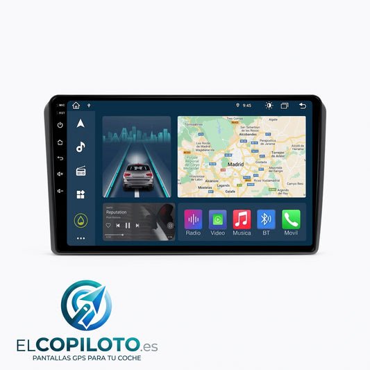 Pantalla CarPlay - Audi A3, S3, RS3, 2003-2012