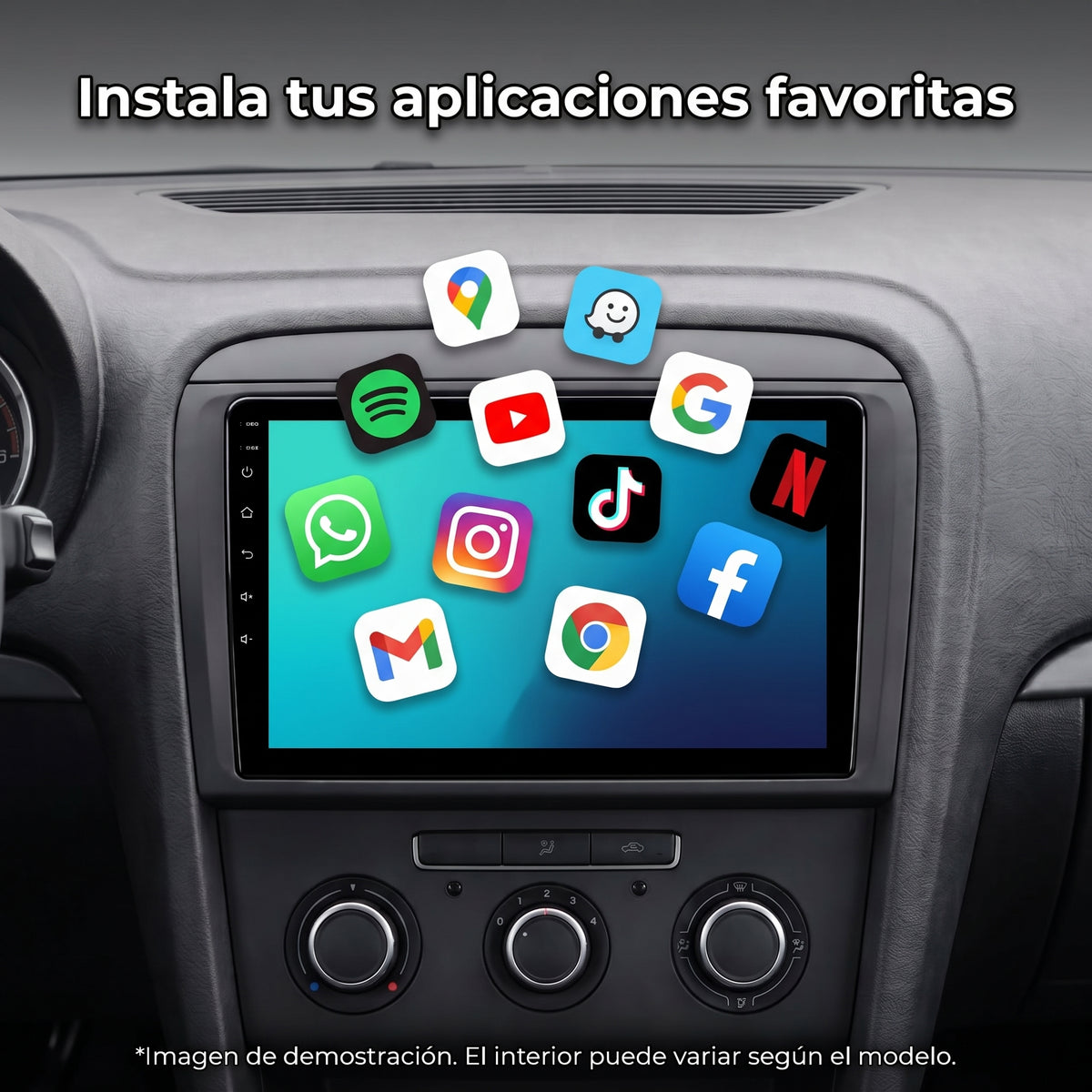 Pantalla CarPlay - Volvo XC70 V70 S60 2004-2014