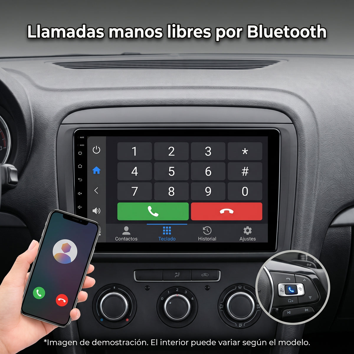 Pantalla CarPlay - Volvo XC70 V70 S60 2004-2014